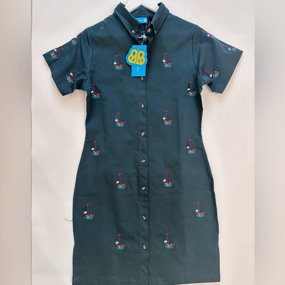 Bahari THE STAPLE DRESS- HUNTER in Small - Picture 3 of 8